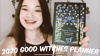 📓The Good Witchs Perpetual Planner The ModernDay Witch  2020 PLANNER REVIEW 2020 JOURNAL [upl. by Ydaj733]