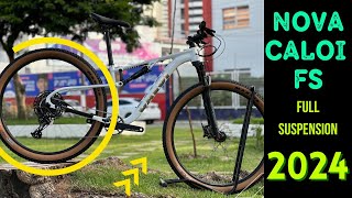 Bicicleta Caloi Elite FS 2024  A MTB Full de Entrada da Caloi [upl. by Nord44]