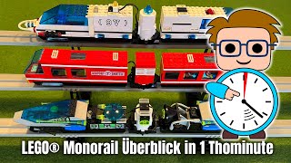 LEGO® Monorail Überblick in 1 Thominute [upl. by Shurlocke]