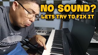 How to Fix Digital Piano with No Sound Casio Korg Yamaha Roland Nord Kawai [upl. by Jaco462]