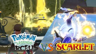 87 Thunder  Legends Arceus VS Scarlet [upl. by Nerac]