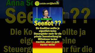 Anna Schneider Seenotrettung Grün Schnauze Habeck Baerbock Hofreiter ricardalang Nouripour [upl. by Rachael]