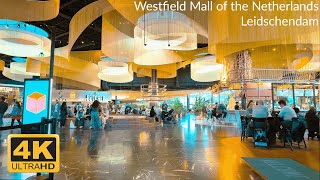 Leidschendam Westfield Mall of the Netherlands Virtual Walking Tour 2024  4K HDR [upl. by Eirovi577]