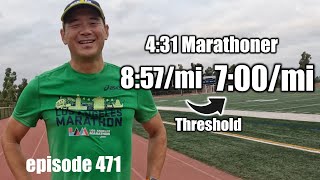 431 Marathoners Threshold from 857mi to 700mi marathon running marathontraining [upl. by Ttam]