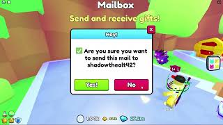 GIVING AWAY 10 MILLION GEMS IN PET SIMULATOR 99 [upl. by Eibrab225]