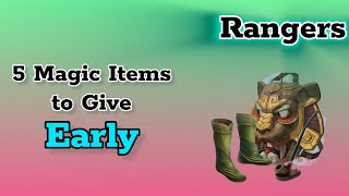 5 Magic Items to Give Your Ranger EARLY [upl. by Farny586]