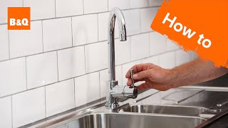 How to replace a kitchen tap part 3 fixing your new tap [upl. by Iniretake189]