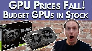 Budget GPUs IN STOCK GPU Prices FALL July GPU Market Update [upl. by Kamillah852]