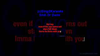 OneRepublic Sink Or Swim Karaoke Version Lyrics [upl. by Tesil]