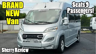 NEW 2024 Conversion Van Stand Up Inside amp Seat 9 Passengers  Sherry Review [upl. by Eardna]