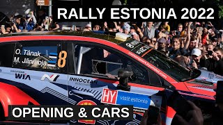 Rally Estonia 2022 WRC  OPENING amp CARS [upl. by Crain]