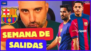 ¿DESPEDIDA masiva en el BARÇA 😱 GÜNDOGAN ANSU FATI y VITOR ROQUE en la rampa de SALIDA [upl. by Enoch]