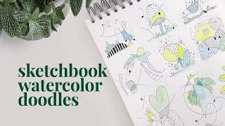 easy sketchbook exercise to overcome creative block  beginner level [upl. by Pulling]