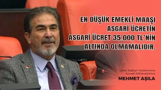 En düşük emekli maaşı asgari ücretin altında olmamalı asgari ücret 35000 TL olmalıdır [upl. by Ardnatal]