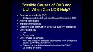 LABORIE Webinar Series Interpretation of OAB and Urge Incontinence [upl. by Norga824]