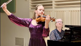 Violin Recital of 14 year old Karolina Protsenko  Mendelssohn Violin Concerto 1st mov [upl. by Eissoj934]