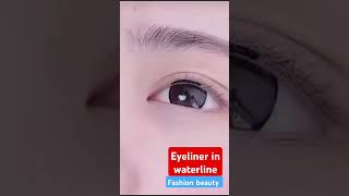 eyeliner for beginners waterlineeyelinereyeliner tutorial ytshort [upl. by Eidroj]