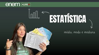 Estatística APARECE sempre no ENEM enem2024 [upl. by Jeth168]