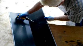 Diamond Roof  Detailed top of metal roof dormer valley part 1 of 2 [upl. by Llabmik339]