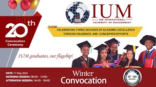 International University of Management IUM 2024 Winter Convocation Celebration [upl. by Zannini495]