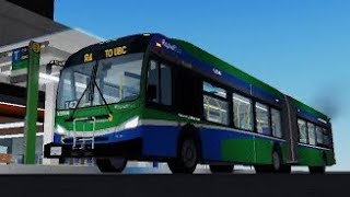 TransLink SCBCTA Roblox Route R4 quot41st Avenue to UBC Loopquot with bus 19004 [upl. by Brecher]