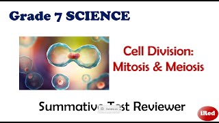 Science 7 Quarter 2 Summative Test Reviewer CELL DIVISION  Mitosis and Meiosis Matatag Curriculum [upl. by Blanchard]