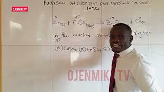 oxidizing and reducing agents score 95 in chemistry JAMB 2025 [upl. by Luis]