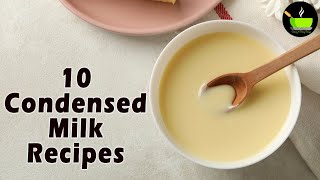 Indian Condensed Milk Milkmaid Recipes  10 Best Desserts with Sweetened Condensed Milk Recipes [upl. by Tra]