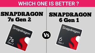 Qualcomm Snapdragon 7s Gen 2 Vs Qualcomm Snapdragon 6 Gen 1  TechnoRuhez ChotaTech1 [upl. by Marva]