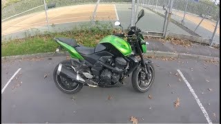 Kawasaki Z750 2009 First ride amp Review [upl. by Anid512]