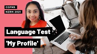 HOW TO COMPLETE LANGUAGE PROFICIENCY CGFNS My Profile Section  DIYNo Agency Required  CGFNSdiy [upl. by Ayhtnic]