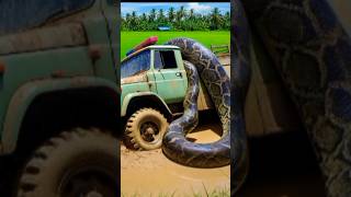 Piton dan mobilshortvideo nature animals watersnake owl snakevide amazingsnake dragonsnake [upl. by Brittnee]