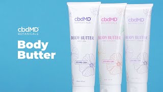 CBD Body Butter  cbdMD Botanicals [upl. by Hotze290]