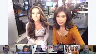 MyFOXLA Google Hangout Kate Del Castillo NBCs Grimm [upl. by Ahsienak]