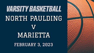 Varsity Basketball North Paulding v Marietta HS Senior Night [upl. by Oiram]