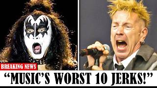 10 BEST Jerks in Music History here goes fans vote [upl. by Onihc]