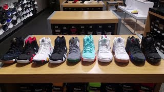 TOO MUCH HEAT KYRIE IRVINGS NIKE KYRIE 4 SNEAKER REVIEW IN MANY COLORS [upl. by Ahseet]