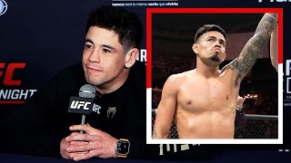 Brandon Moreno ‘I Was Winning That First Fight’  UFC Mexico [upl. by Atinreb]