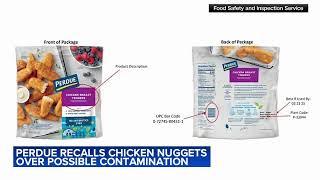 Perdue recalls frozen chicken nuggets tenders over possible metal contamination [upl. by Gausman]