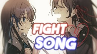 Nightcore  Fight Song  Rachel Platten Lyrics ft Aze [upl. by Innaig]