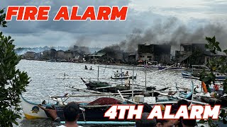 Fire alarm at Dalahican Barangay 7 Cavite City  4th alarm  071424 [upl. by Halika]