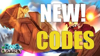 ROBLOX RNG ODYSSEY CODES 🎁 HOW TO REDEEM [upl. by Joses]