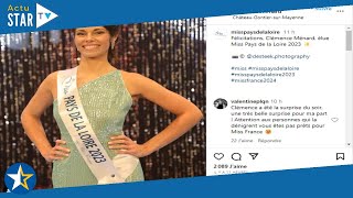 Miss France 2024 qui est Clémence Ménard la sublime Miss Pays de la Loire [upl. by Caitrin]