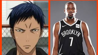 Daiki Aomine amp Kevin Durant  Formless Shot KnB amp NBA [upl. by Chemosh990]