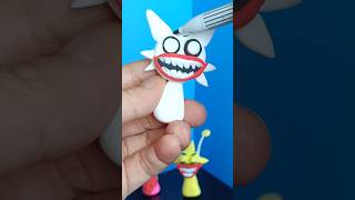 I made dark side 🤢 Sprunki Wenda incredibox craft clay trend [upl. by Graig]