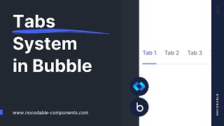 How to make Tabs in Bubbleio  Complete guide｜Bubbleio tutorials [upl. by Madonia985]