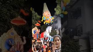 Bappa visarjan 🙏 ganpati visarjan ❤ ganesh ganpati song trending shortsvideo devotionalsong [upl. by Ahsihat745]