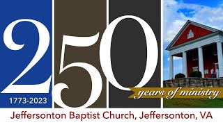 Jeffersonton Baptist Church Sermon on August 20 2023 [upl. by Niret304]