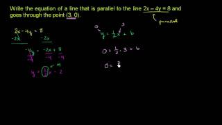 Parallel Line Equation [upl. by Cates562]