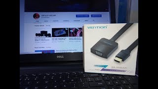 HDMI to VGA Converter without Audio Output Vention Product HINDI REVIEW [upl. by Eitsyrc]